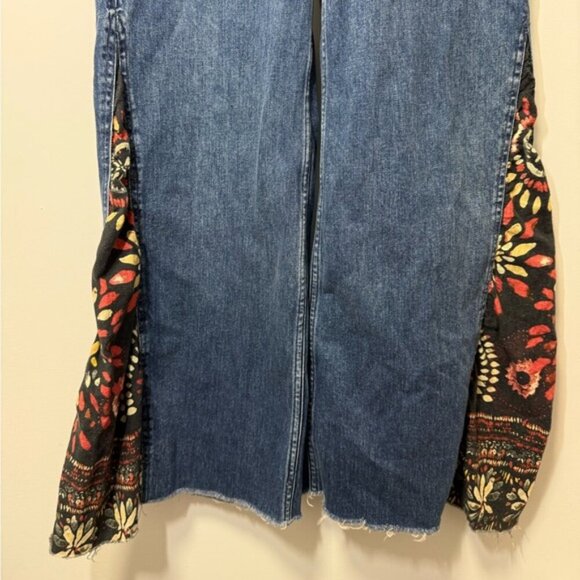 Free People Sahara Extreme Wide Leg Jeans Size 27 We The Free - Picture 10 of 13